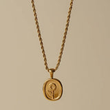 Mia Sunflower Icon Necklace