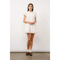 Soraya Ruffle Babydoll Mini Dress