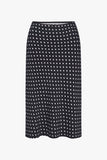 Bias Midi Slip Skirt - Domino Dot