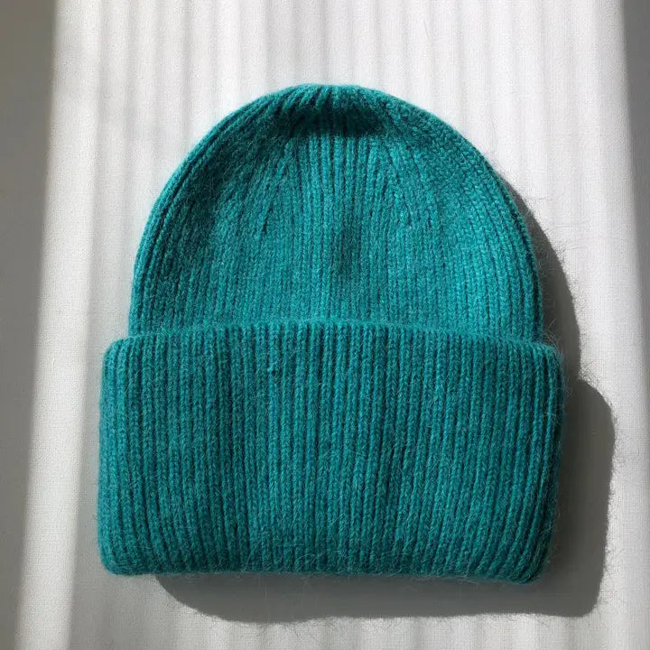 Royal Angora Wool Beanie - Crystal Brights