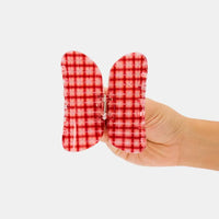 Suki Claw - Red Plaid