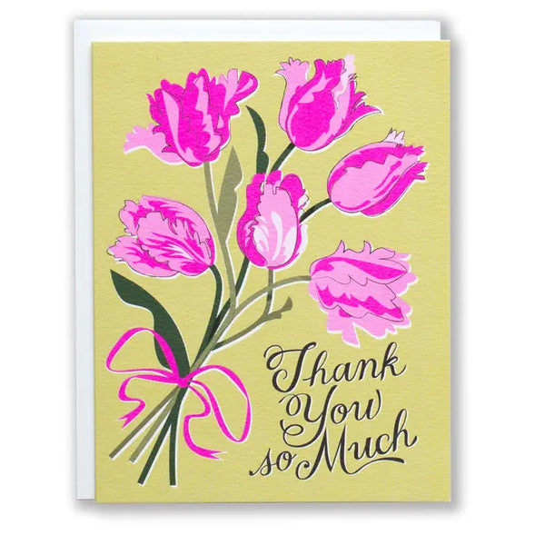 Thank You So Much Tulips Card