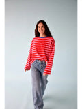 Nuria Pink And Red Long Sleeve Shirt