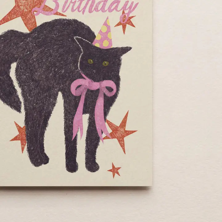 Birthday Cat Card
