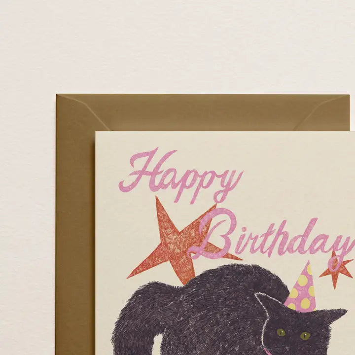 Birthday Cat Card