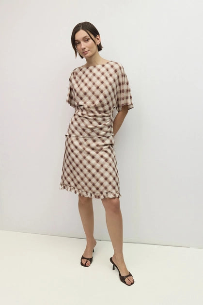 The Aliza Skirt - Burgundy