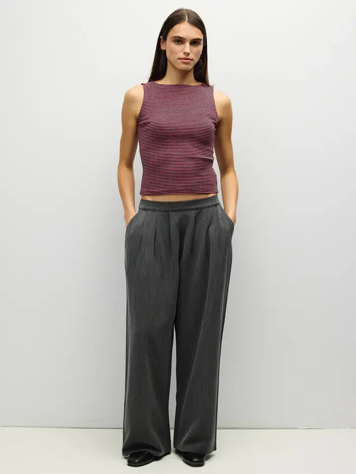 The Adrienne Top - Pink/Navy