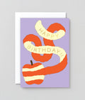 Happy Birthday Apple Greeting Card