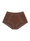 Mineral Brief - Brown/Sky Blue