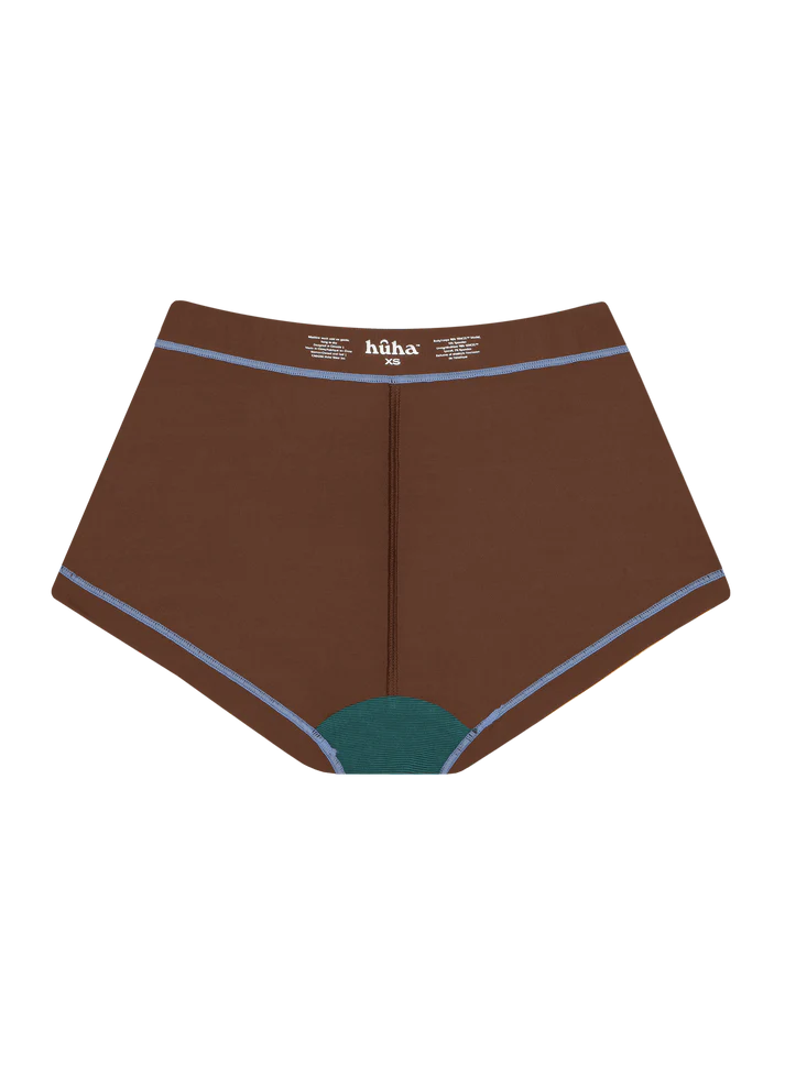 Mineral Brief - Brown/Sky Blue