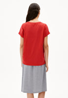 Idaara Organic Cotton T Shirt - Coral Blush