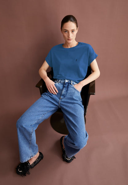 Idaara Organic Cotton T Shirt - Dark Morning