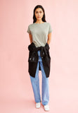 Idaara Organic Cotton T Shirt - Seagreen