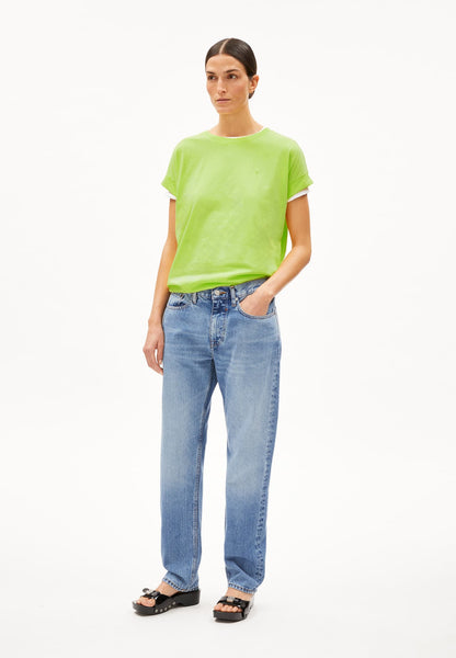 Idaara Organic Cotton T Shirt - Super Lime