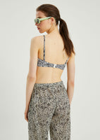 Flores Bandeau Bikini Top