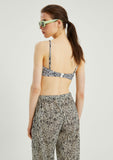 Flores Bandeau Bikini Top