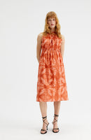 Tie Dye Halterneck Midi Dress