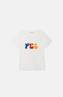 Textured Print T Shirt