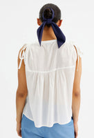 Sleeveless Top With Shoulder Ties