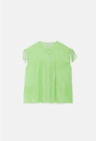 Sleeveless Top With Shoulder Ties