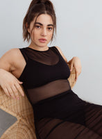 Gaia Mesh Midi Dress