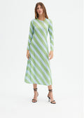 Bold Stripe Midi Dress