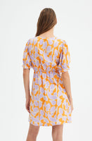 Fruit Puff Sleeve Dress