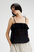Crochet Tank Top With Tie Straps
