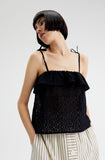 Crochet Tank Top With Tie Straps
