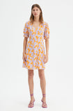 Fruit Puff Sleeve Dress