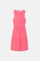 Pink Flare Cut Mini Dress