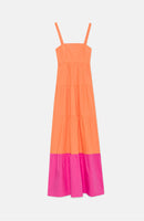 Two Tone Midi Dress