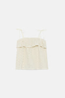 Crochet Tank Top With Tie Straps