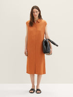 Sleeveless Shirt Dress