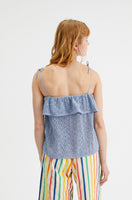 Crochet Tank Top With Tie Straps