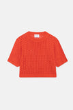 Crochet Short Sleeve Jumper
