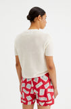 Fine Knit Short Sleeve Jumper