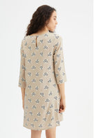 Cat Print Mini Dress