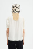 Puff Sleeve V Neck Woven