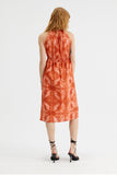 Tie Dye Halterneck Midi Dress