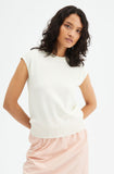 Oversized Sleeveless Knit Jumper