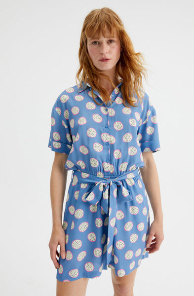 Passion Fruit Print Romper
