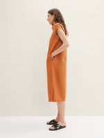 Sleeveless Shirt Dress