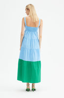 Two Tone Midi Dress