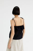 Crochet Tank Top With Tie Straps