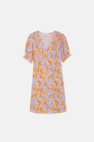 Fruit Puff Sleeve Dress