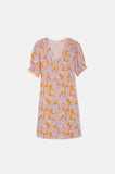 Fruit Puff Sleeve Dress
