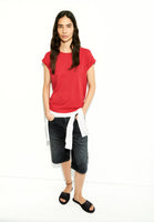 Jilaana  T Shirt - Coral Blush