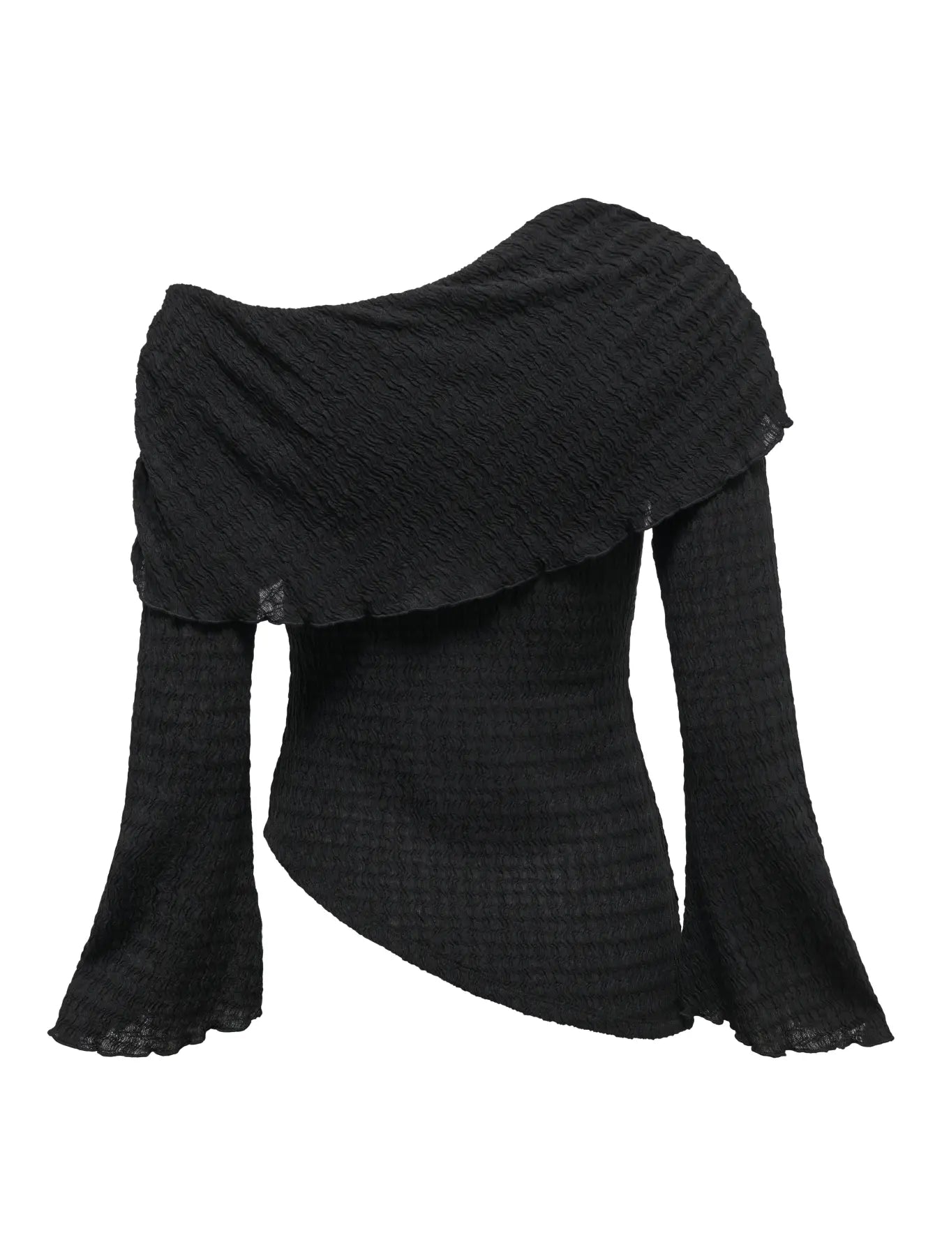 Lilse Long Sleeve Off-Shoulder Top