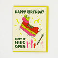 Piñata Birthday Greeting Card